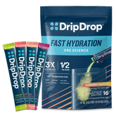 DripDrop Sunburst Variety Pack Electrolyte Powder, 8 oz sticks, 16 count
