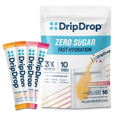 DripDrop Zero Sugar Citrus Variety Pack Electrolyte Powder, 8 oz sticks, 16 count